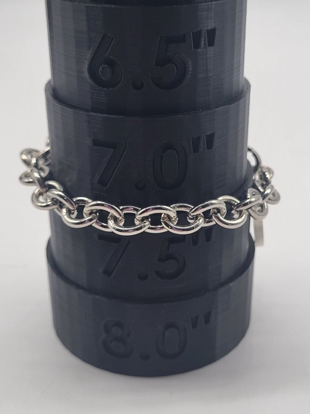 Women of Faith Chunky Heart Silver Tone Bracelet Blue Enamel y2k Religious - Picture 3 of 6